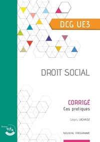 Livre gratuit télécharger ipad Droit social DCG UE3  - Corrigé in French