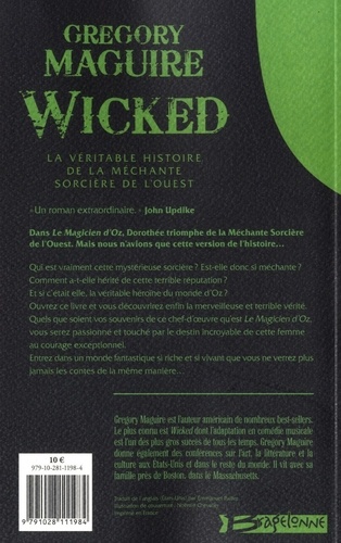 Wicked. La véritable histoire de la méchante sorcière de l'Ouest