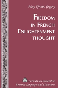 Freedom in French Enlightenment Thought