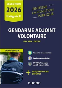 Epreuves de sélection Gendarme adjoint volontaire 2026
