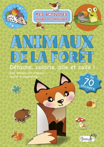 Les animaux de la forêt. + de 70 stickers