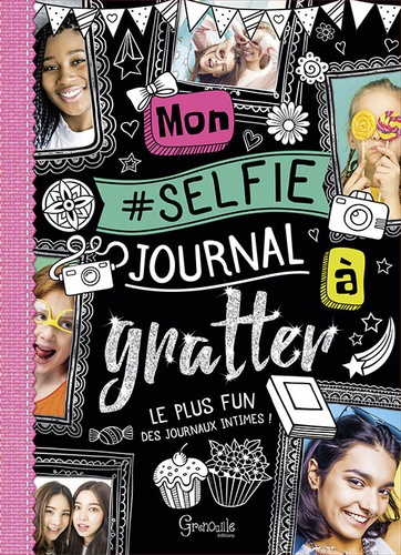  Grenouille éditions - Mon selfie journal à gratter - Le plus fun des journaux intimes !.