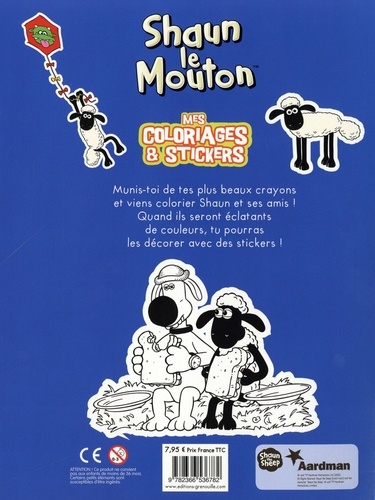 Shaun le Mouton. Mes coloriages et stickers