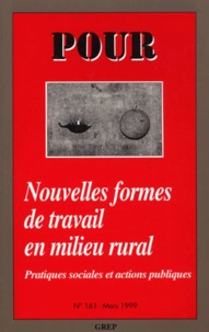 Marie-Pierre Touron et  Collectif - Pour N° 161, Mars 1999 : Nouvelles formes de travail en milieu rural - Pratiques sociales et actions publiques.
