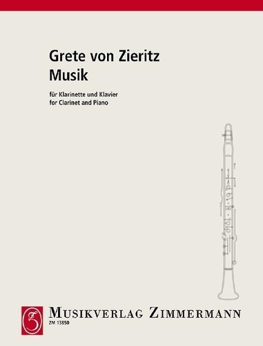 Grete von Zieritz - Musique - clarinet and piano..