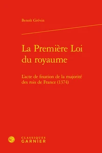La première loi du royaume