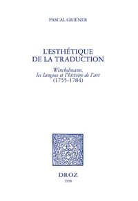 L'esthétique de la traduction