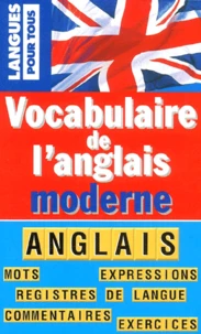 Vocabulaire de l'anglais moderne