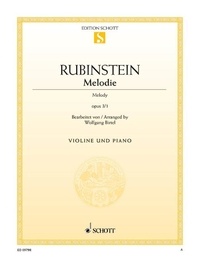 Grigorjewitsch Rubinstejn - Melody - op. 3/1. violin and piano..