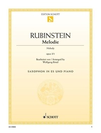Grigorjewitsch Rubinstejn - Melody - op. 3/1. saxophone in Eb and piano..