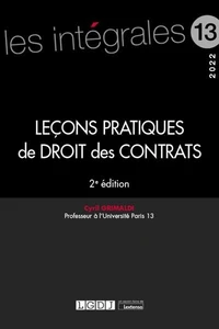 Pratique de droit des contrats