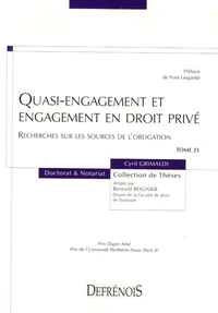 Quasi-engagement et engagement en droit privé