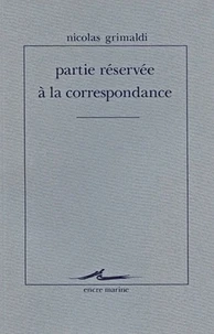 Partie réservée à la correspondance