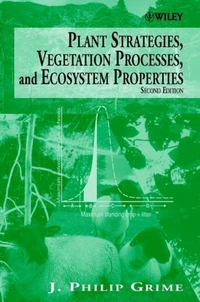 Plant Strategies, Vegetation Processes and Ecosystem Properties