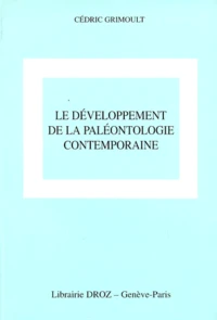 Le Developpement De La Paleontologie Contemporaine
