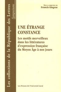Une étrange constance
