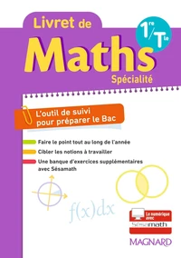 Livret de Maths Spécialité 1re/Tle