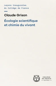 Écologie scientifique et chimie du vivant