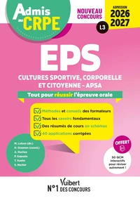 Admis au CRPE 2026-2027 – Epreuve orale d’admission L3 – EPS