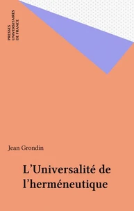 L'universalité de l'herméneutique