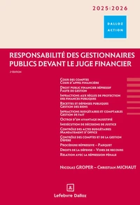 Responsabilité des gestionnaires publics devant le juge financier