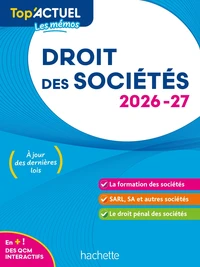 Top actuel Droit des sociétés 2026-2027