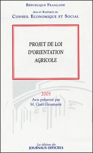 Projet de loi d'orientation agricole