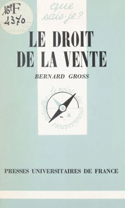 Le droit de la vente