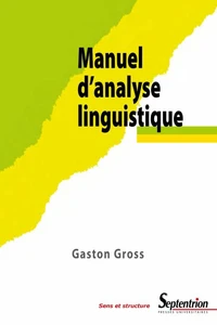 Manuel d'analyse linguistique
