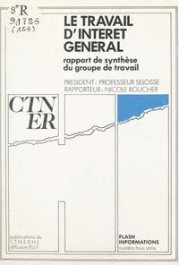 Le travail d'intérêt général