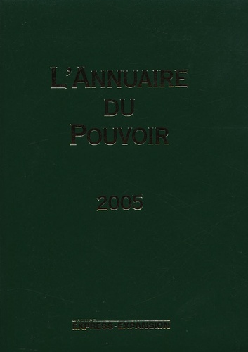  Groupe Expansion - L'Annuaire du pouvoir 2005.