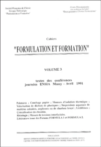 Cahiers "Formulation et formation"