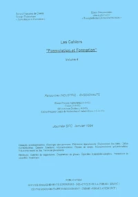 Cahiers "Formulation et formation"