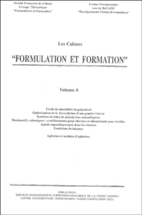 Cahiers "Formulation et formation"