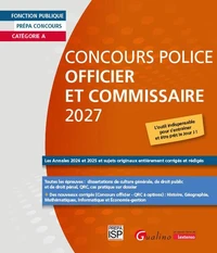 Concours Police Officier et Commissaire 2027