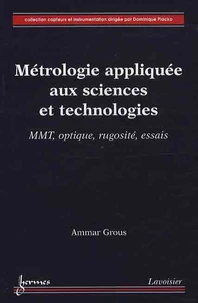 Métrologie appliquée aux sciences et technologies
