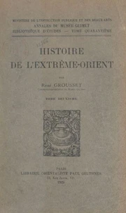 Histoire de l'Extrême-Orient (2)