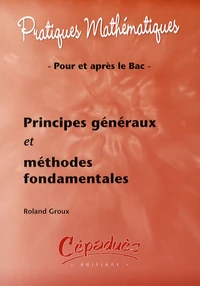 Principes généraux et méthodes fondamentales