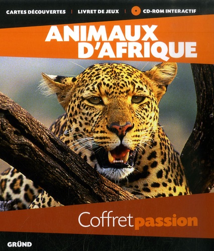  Gründ - Coffret passion Animaux d'Afrique - Avec 1 Cd-Rom intéractif.