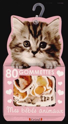  Gründ - Mes bébés animaux chats - 80 gommettes.