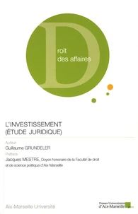 Linvestissement (étude juridique)
