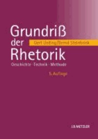 Grundriß der Rhetorik - Geschichte - Technik - Methode.