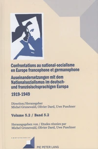 Confrontations au national-socialisme dans l'Europe francophone et germanophone (1919-1949)