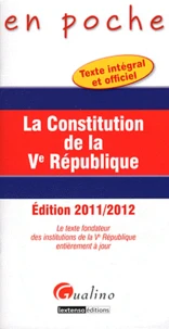 La Constitution de la Ve République