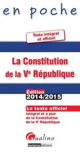 La Constitution de la Ve République