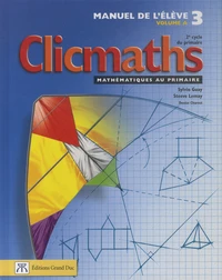 Clicmaths Manuel de l'élève 3 Volume A