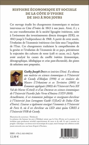 Histoire économique et sociale de la Côte d'Ivoire de 1843 à nos jours