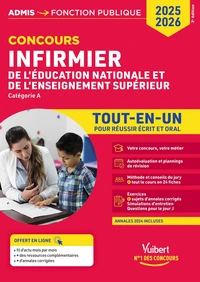 Concours infirmier de l'éducation nationale et de l'enseignement supérieur catégorie A