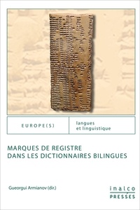 Gueorgui Armianov - Marques de registre dans les dictionnaires bilingues.