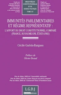 Immunités parlementaires et régime représentatif